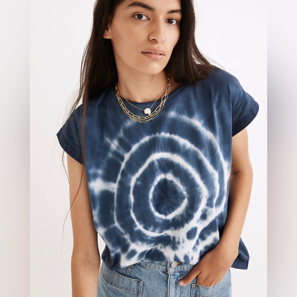 Madewell Tie-Dye Shoulder Tee
